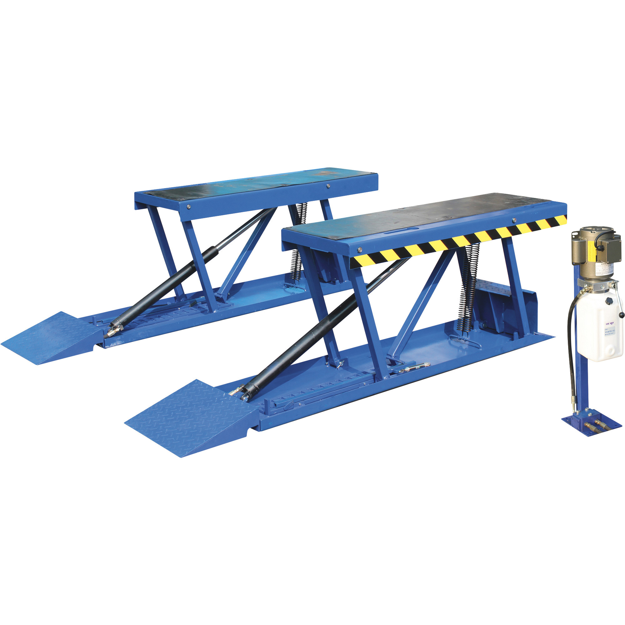 Tuxedo 30in. Low Rise Electric Hydraulic Pit Lift, 6600-Lb. Capacity, 83 1/4in.L x 66in.W, Model# PL6K